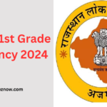 RPSC 1st Grade Vacancy 2024